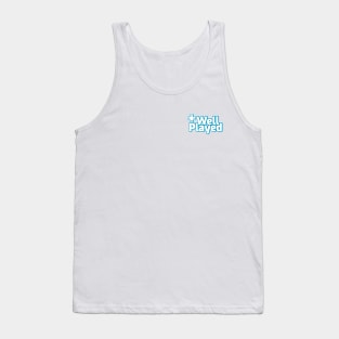 WellPlayed Main Logo New Teal Pocket Tank Top